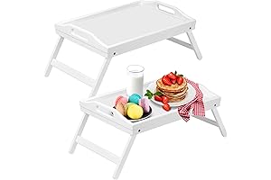 Artmeer Foldable Bed Table - Comfort with Dual Functionality