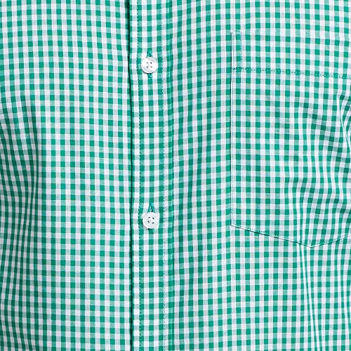 Image of Park Avenue Men Cotton Checkered Slim Fit Shirt