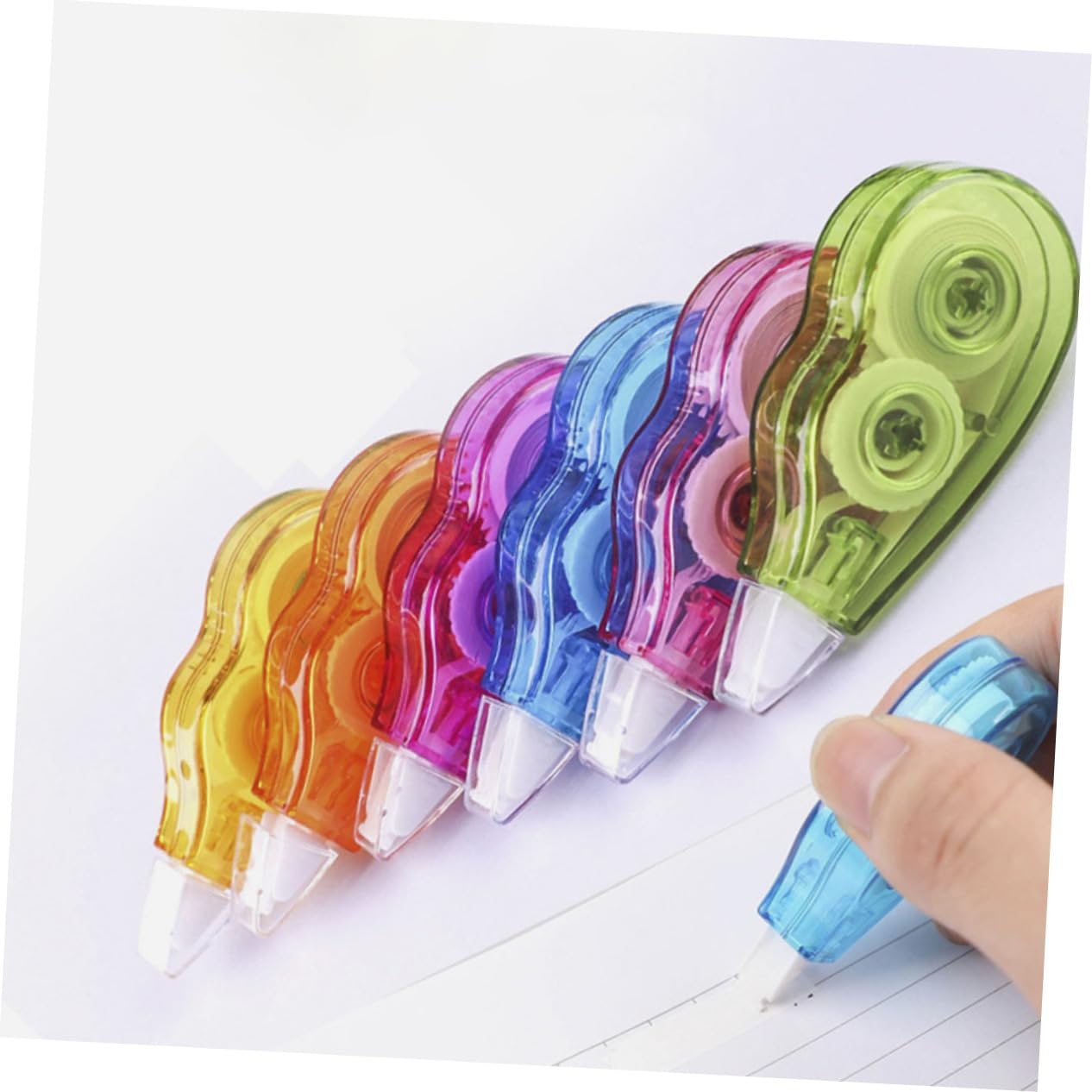 Lot De 6 Rubans Correcteurs Gatuida : La Solution Rapide Pour Corriger Sans Traces ! Idéal Pour école Et Bureau