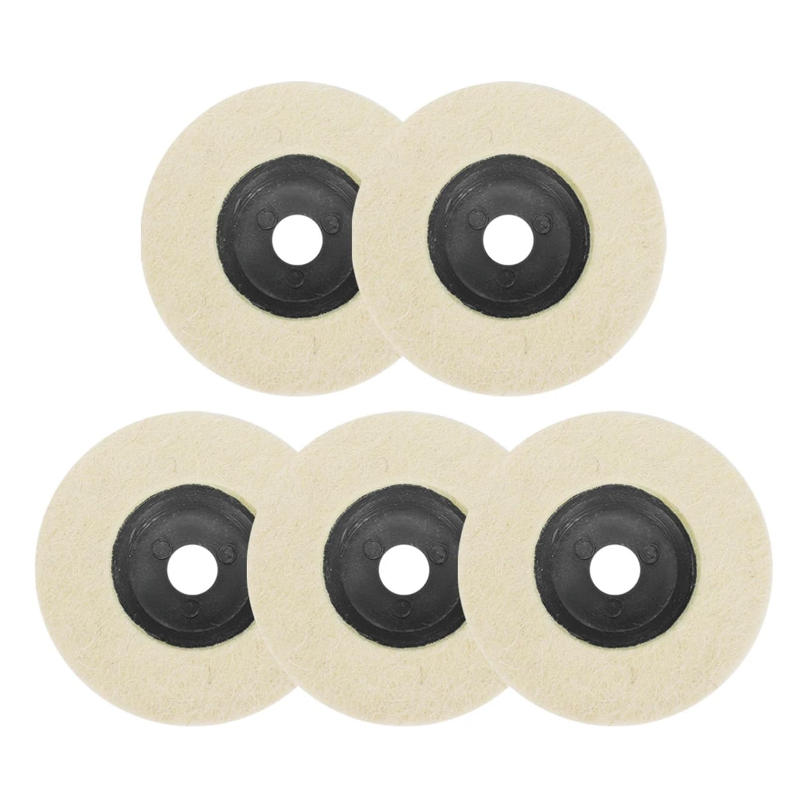 Metalowa tarcza polerska, 125mm filc wełniany polerowanie szlifierska szlifierka kątowa tarcze polerskie do marmurowej ceramiki szklanej(5pcs)
