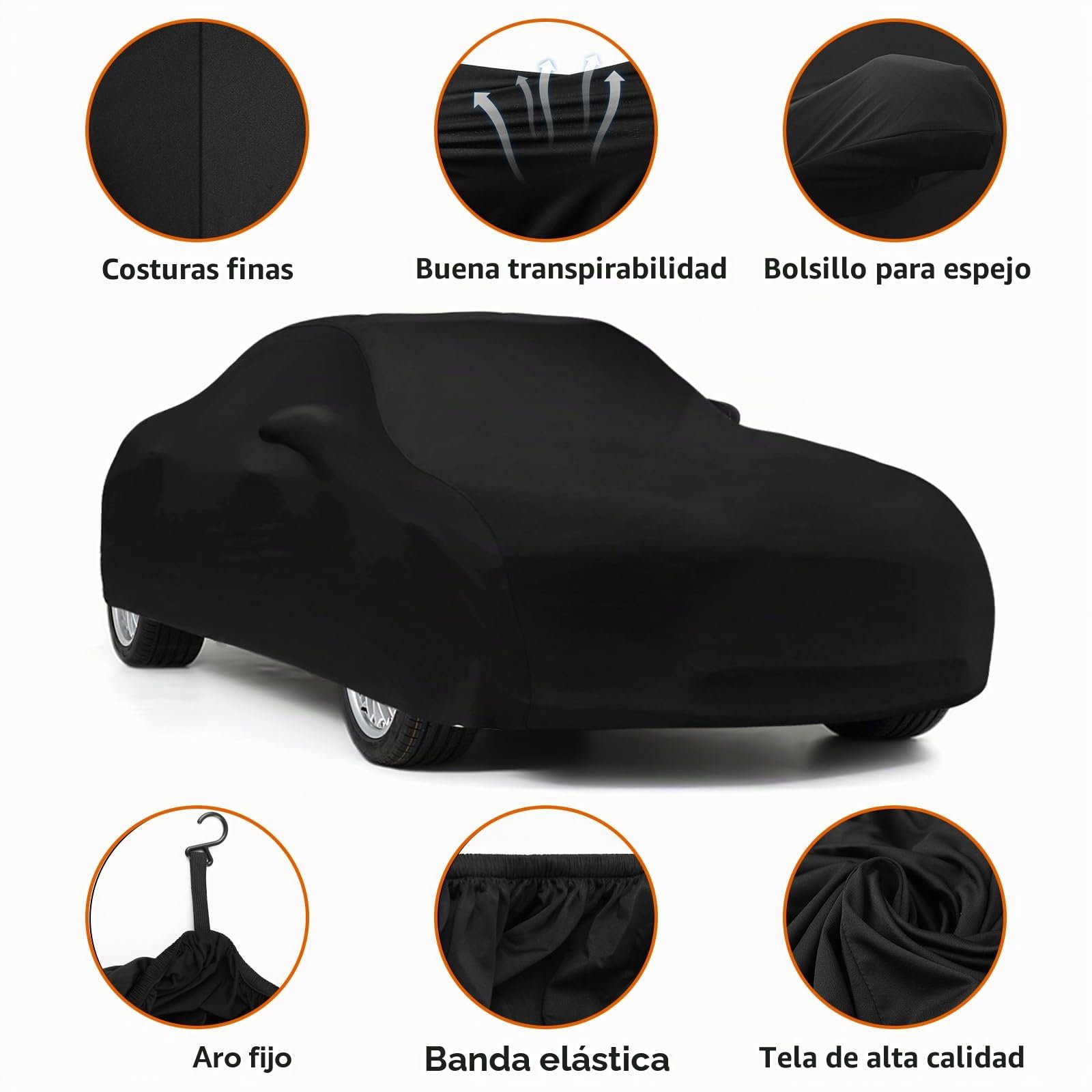 Cubierta para Coche BMW Z3 1996-2002, Interior Elástico, Lona Protectora Resistente al Polvo, Transpirable | Lona protectora para coche, impermeable, transpirable