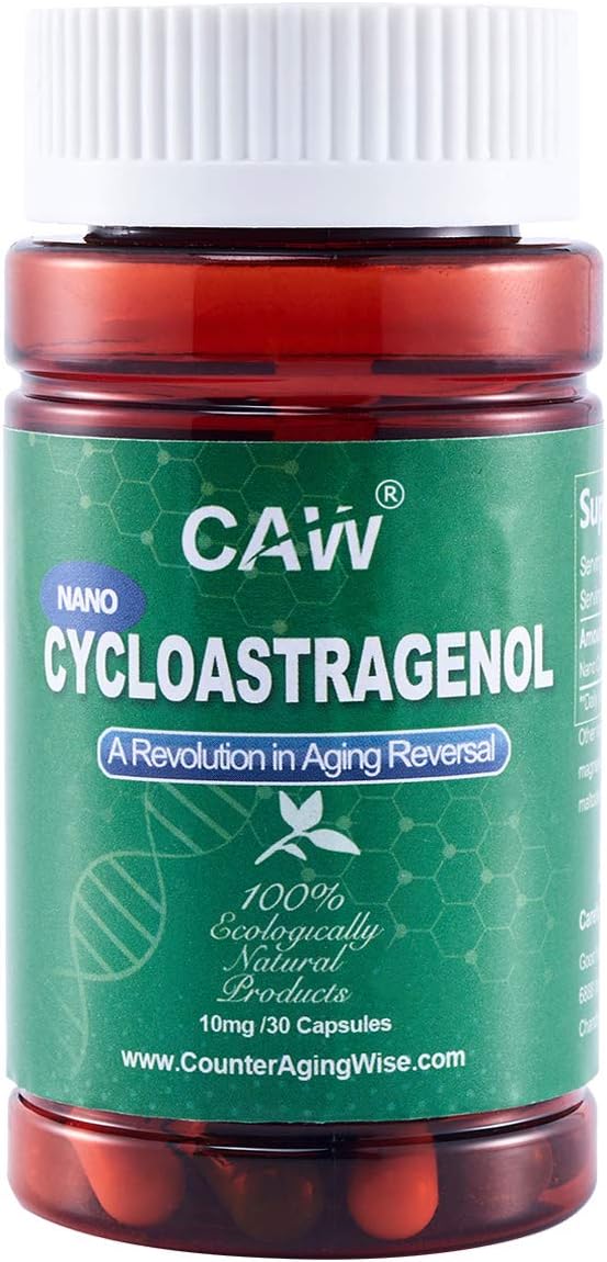 CAW Nano Cycloastragenol Anti-Aging Telomere Length 