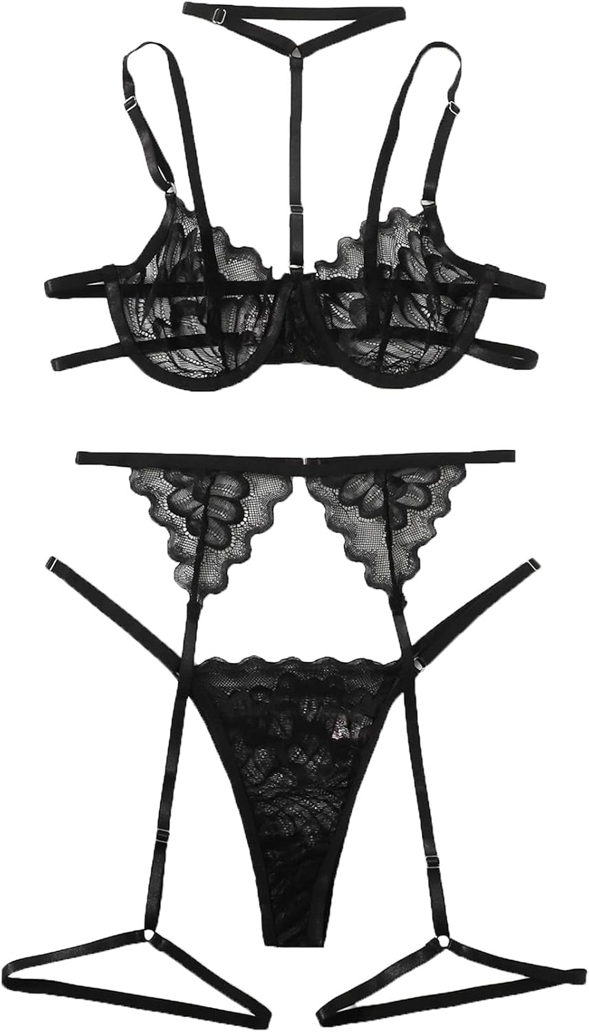 Set de Lencería de Jarra de Encaje para Mujer SheIn Colombia Ubuy