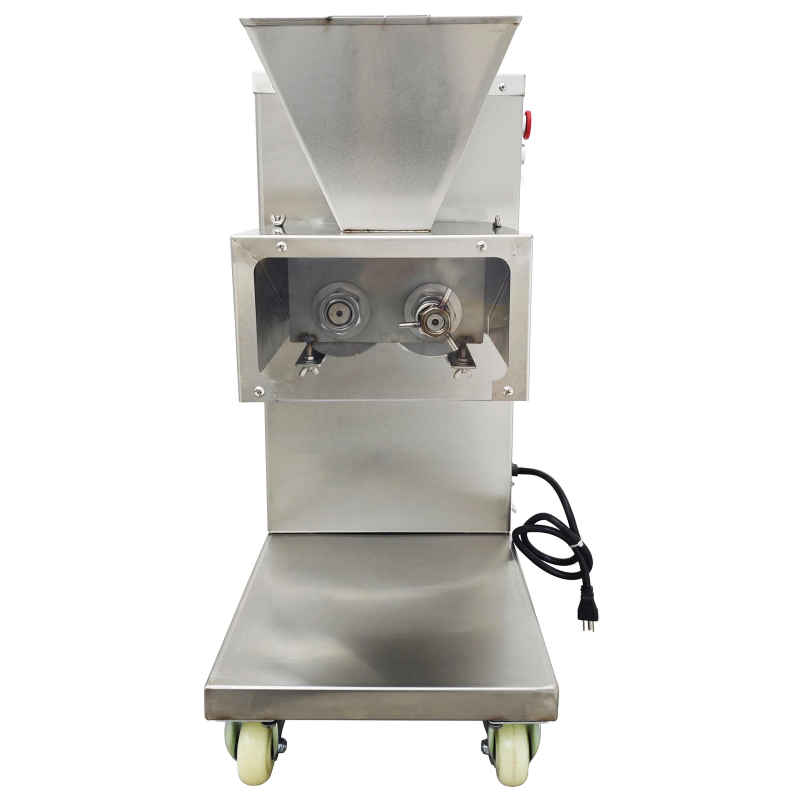 THUXEON TJ-180L 110V Vertical Commercial Meat Slicer, Electric Food Slicer with 5mm Blade, 1100W Stainless Steel Electric Meat Cutter Machine, Pork, Beef, Mutton, Pickled Foods