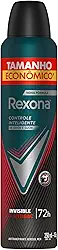 Rexona Antitranspirante Aerossol Antibacterial e Invisible Men 250Ml Leve Mais Pague Menos (A Embalagem Pode Variar)