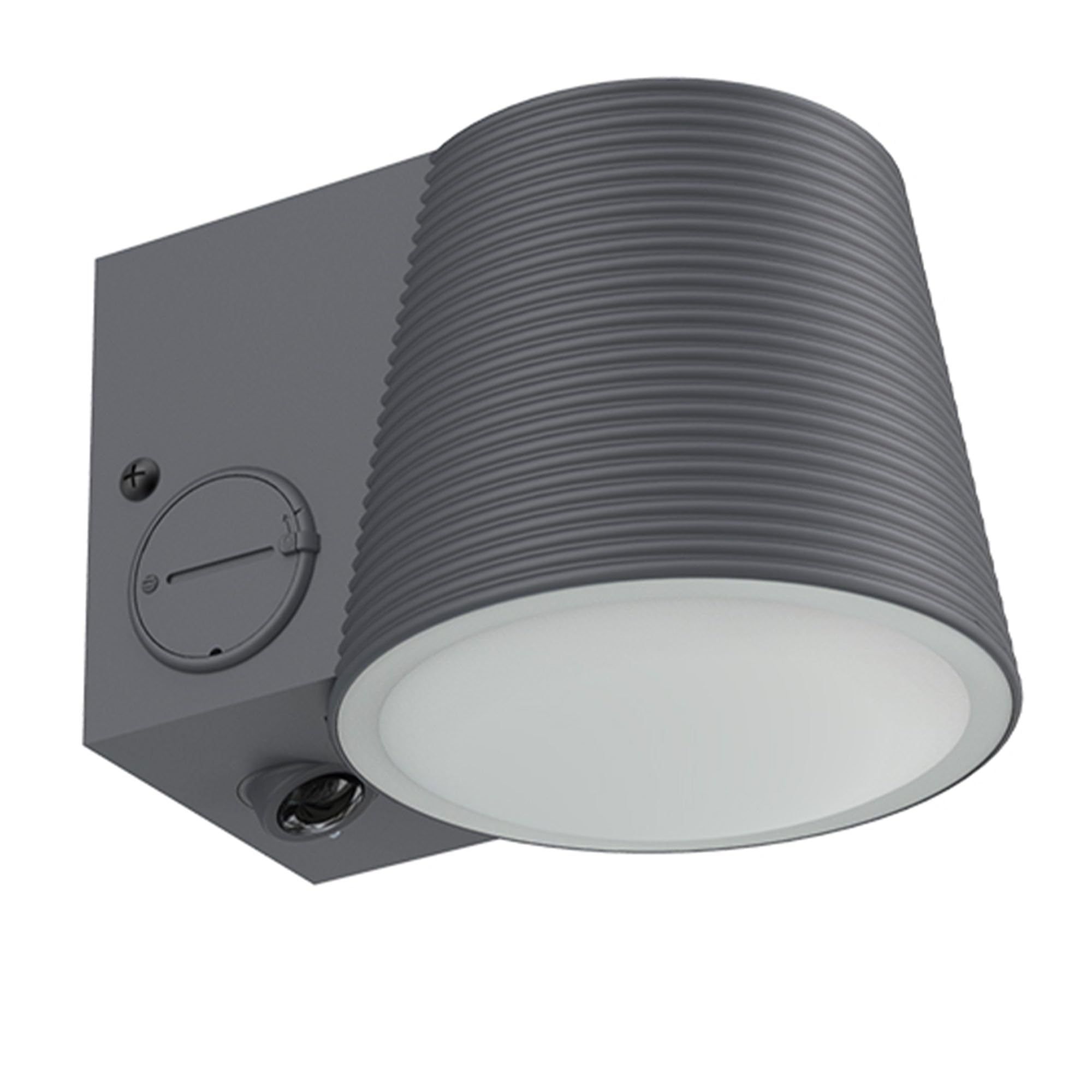 Lumisky Solarna lampa ścienna z czujnikiem ruchu LED SOLINE WALL ciepła biel/zimna H10,5 cm