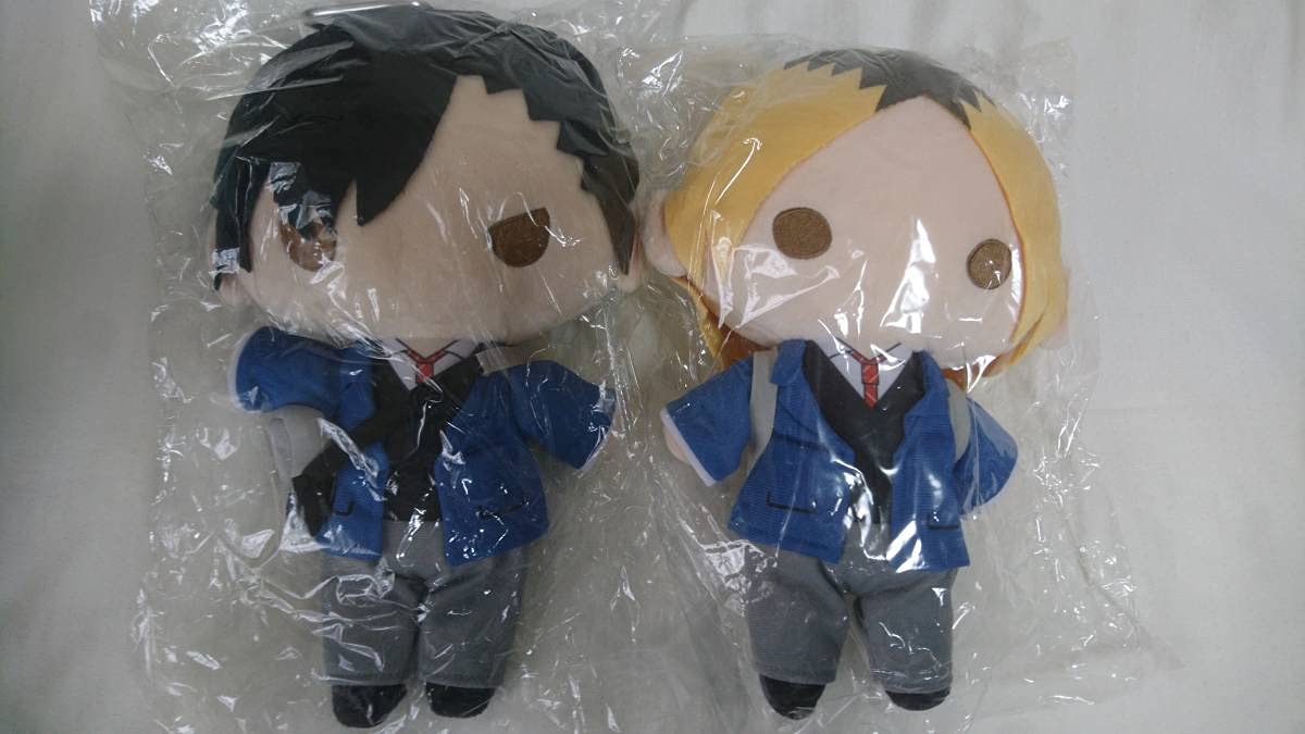 ①① ハイキュー ぬいぐるみペンポーチ 孤爪研磨 黒尾鉄朗