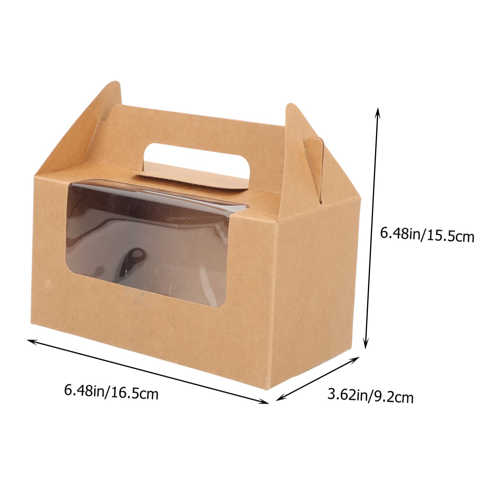 OFFSCH Egg Tart Holder Cupcake Carrying Box 16pcs Muffin Cake Box Window Material Perfect for Holiday Celebrations