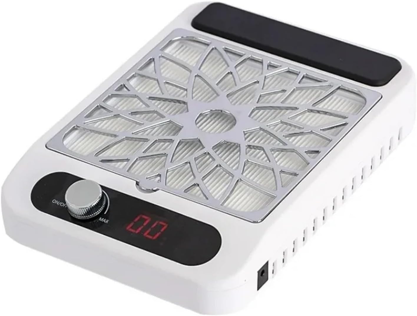 Nail Dust Collector, Nail Art Powerful Nail Dust Collector for Manicure Nail Vacuum Cleaner with Fitter Dust Fan Manicure Salon Equipment Tools,Manicure Dust Collector