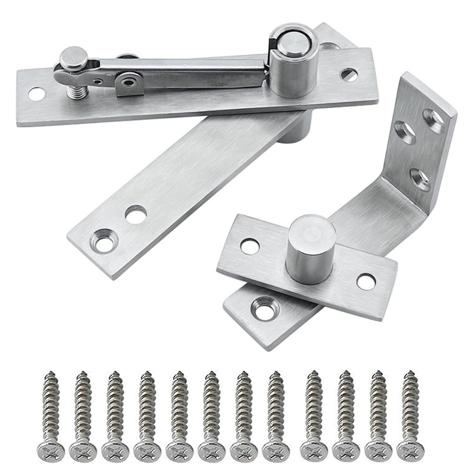 360 Degree Shaft Rotation Axis Wooden Door Hinge Hidden Adjustable Gap