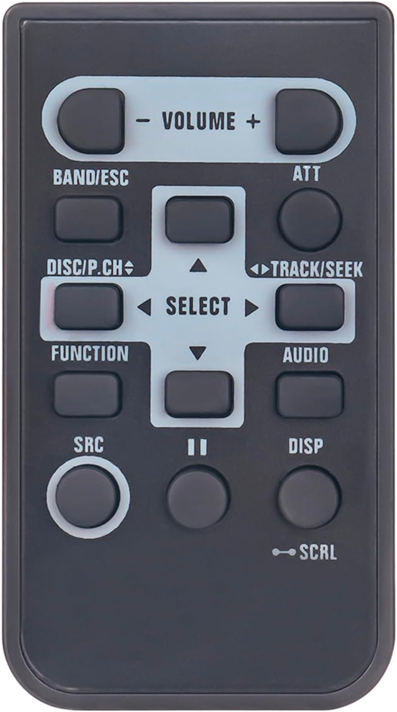 QXA3196 Replacement Remote Compatible with Pioneer Stereo System MVH-171UB DXT-2569UI DEH-150MP DEH-15MP DEH-1200MP QXE1047 CXC8885 CXE3669