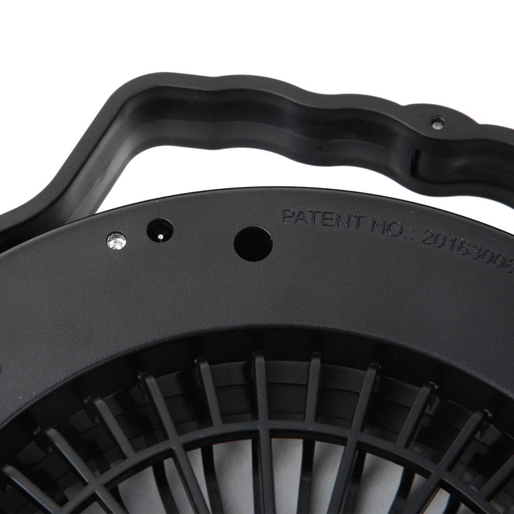 Camping Fan with LED Lantern, Portable Fan Light Camping Fan Light Tent Fan 3 In 1 Mini Handheld USB Desk Fan Outdoor Camping LED Light for Home Office
