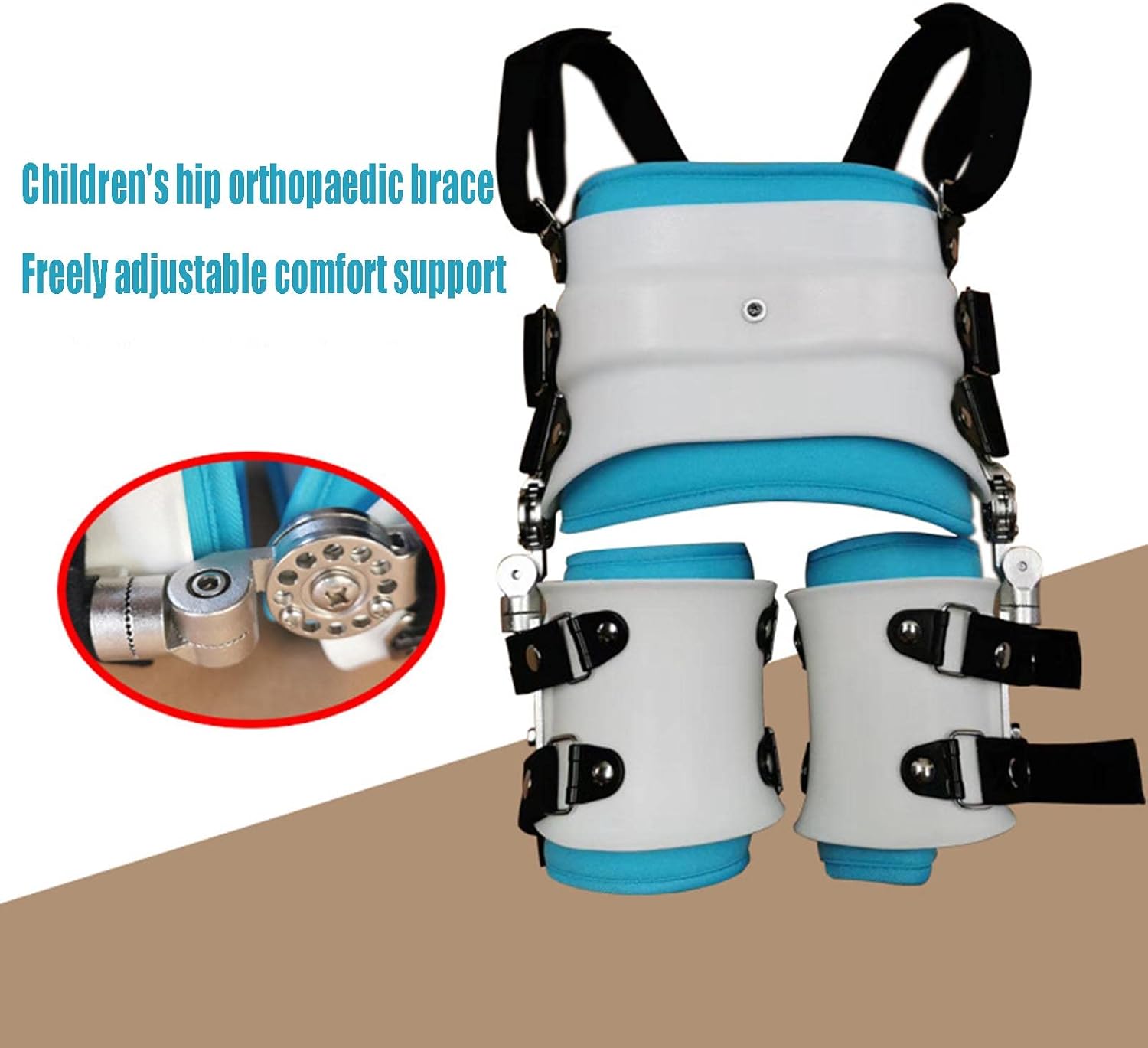 Child'S Hip Abduction Brace, Post Op Hip Protector Stabilizer Hip Abduction Orthosis Adjustable Leg Stabilizer Suitable For 0-4 Years Old,Hip + Knee (Hip L)
