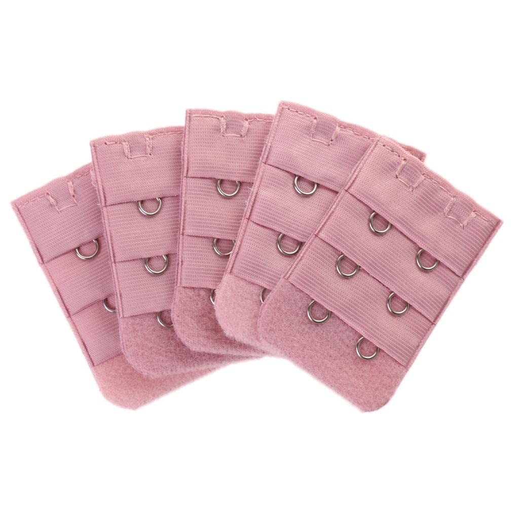 5pcs Elastic Bra Strap Extension Bra Extenders 2x 3 Hook Cameo Brown|Clothing, Shoes & Accessories | Womens Clothing | Intimates & Sleep | Bras & Bra Sets-image-15