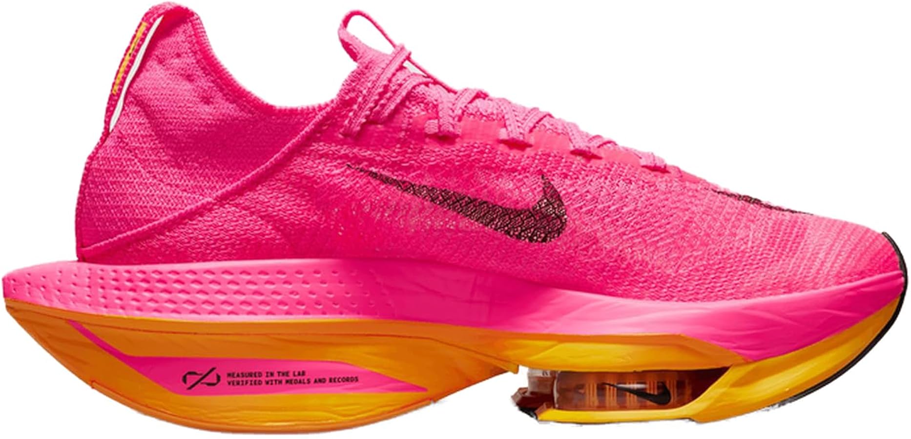 新品 W AIR ZOOM ALPHAFLY NEXT% 2 PINK 22.5 Amazon.com | Nike Air Zoom Alphafly Next Flyknit 2 - HYPER