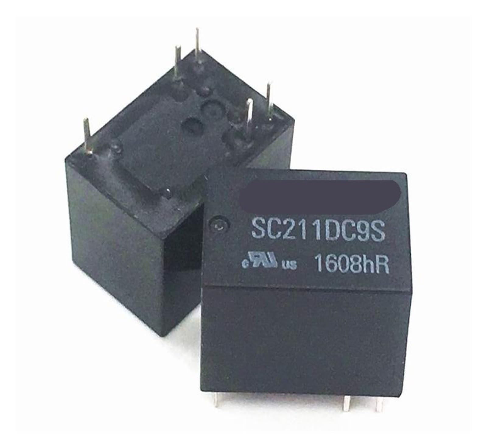 Relé SC211DC9S 4101-9V de 5 pines para automatización electrónica de 1 unidad