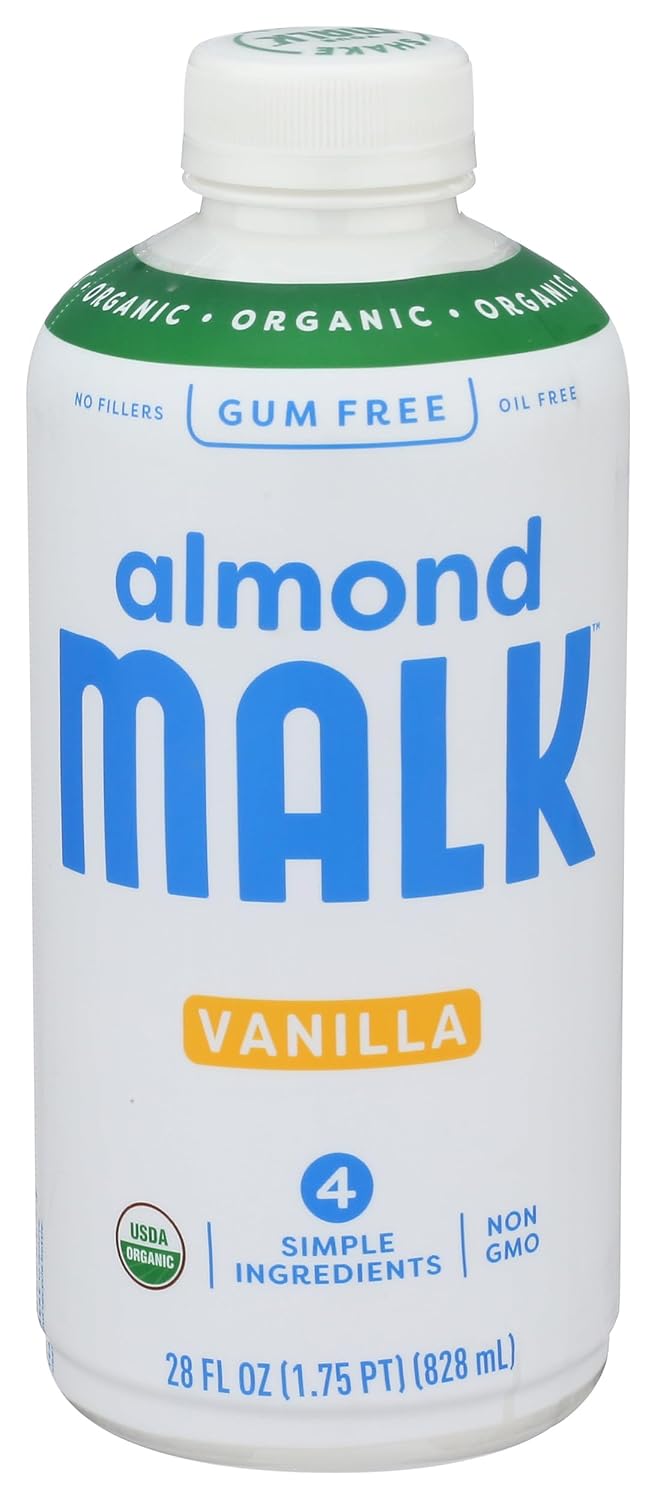 MALK Organic Vanilla Almond Milk, 28 FZ