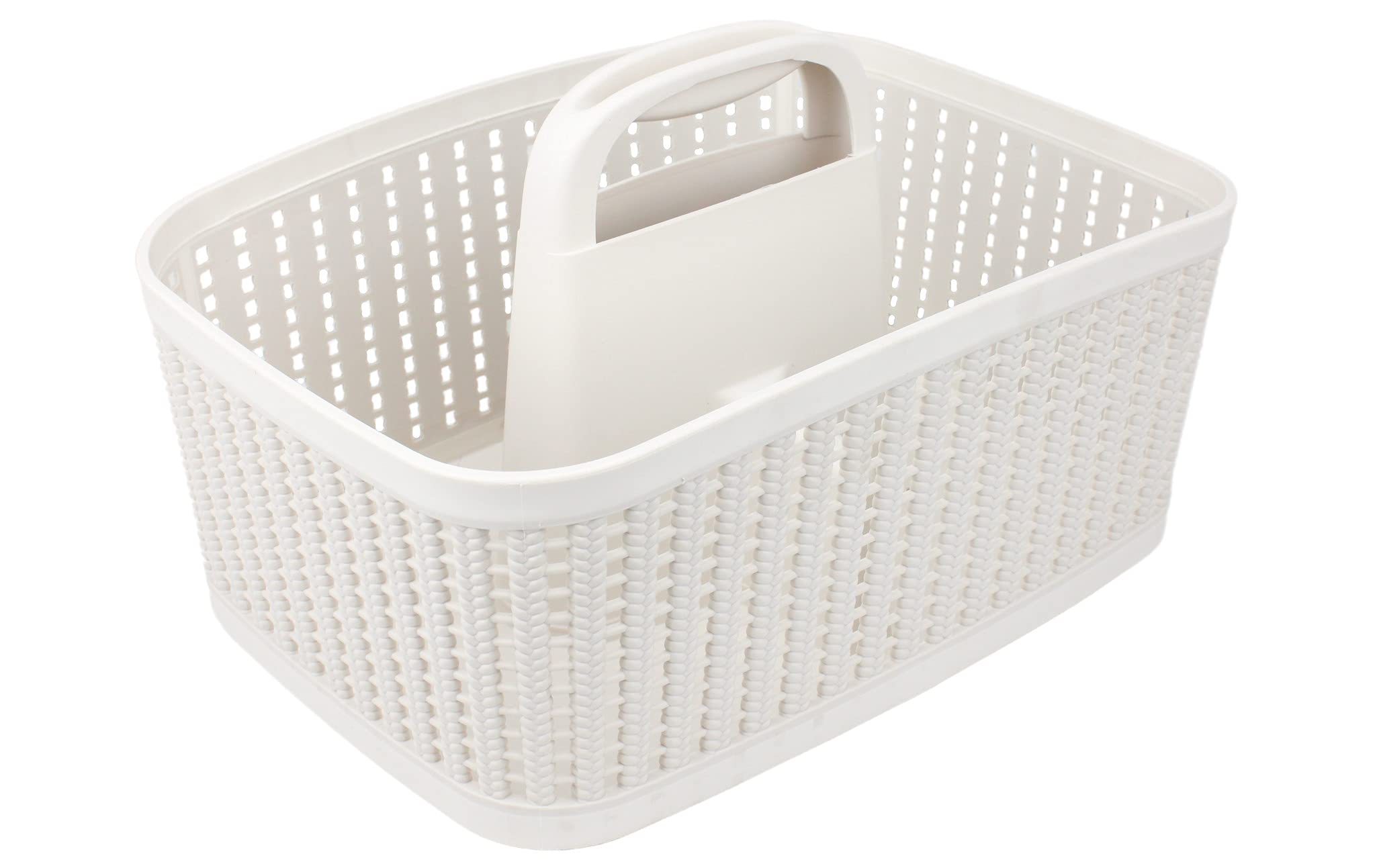 Gondol Knitty Two Tone Basket With Handle (7 Lt)