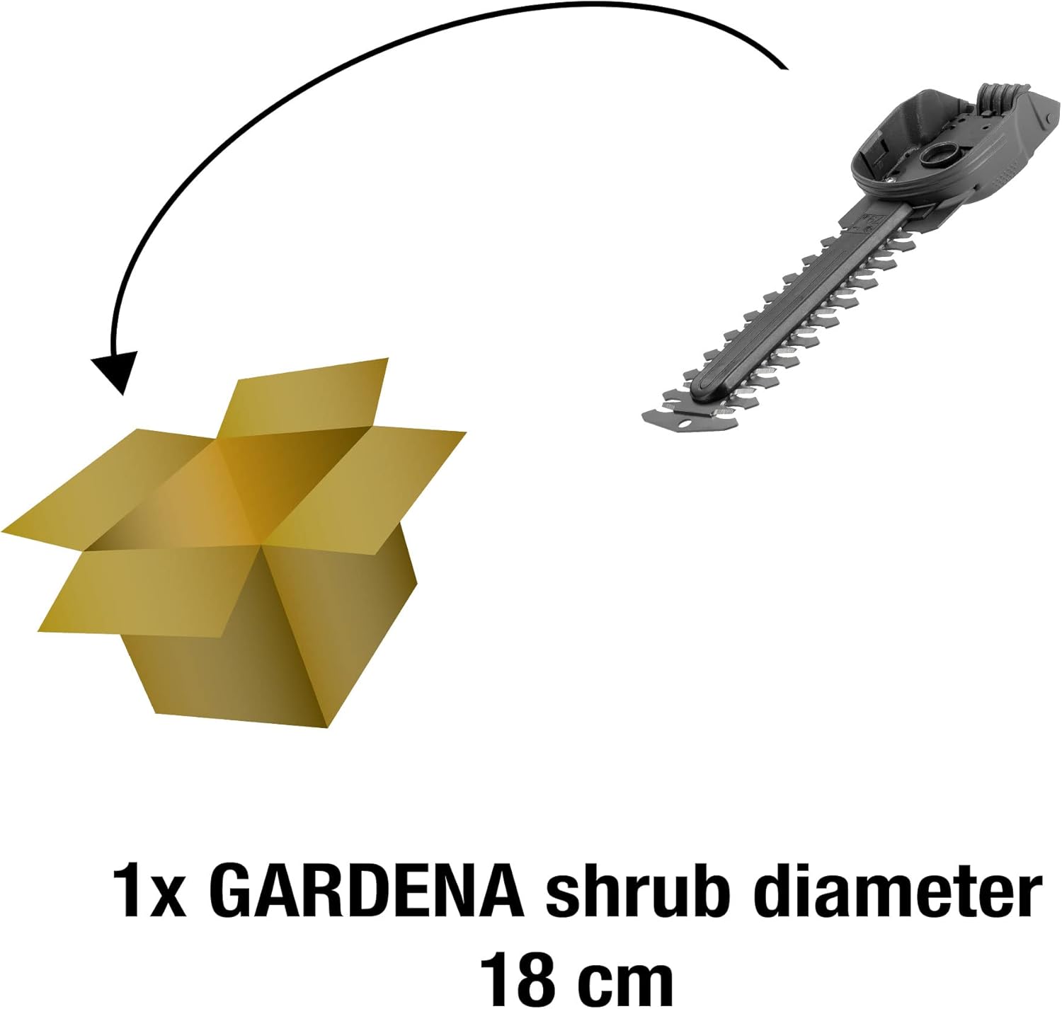 Gardena 2343-U 7-Inch Shrub Blade For ClassicCut And ComfortCut Shears