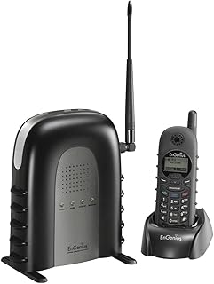 EnGenius DURAFON1X Single Line Cordless Phone System range up to 12 floors, 250,000 Sq. Ft. or 3,000 acres