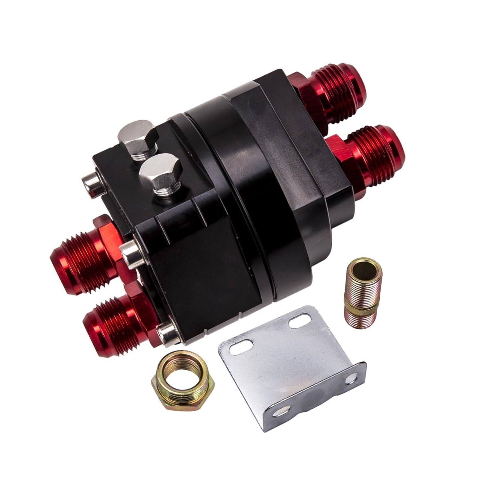 Kit de reubicación de filtro de aceite 10-AN10 con adaptador universal de placa sándwich para enfriador Filtro de aceite motor Filtro de aceite