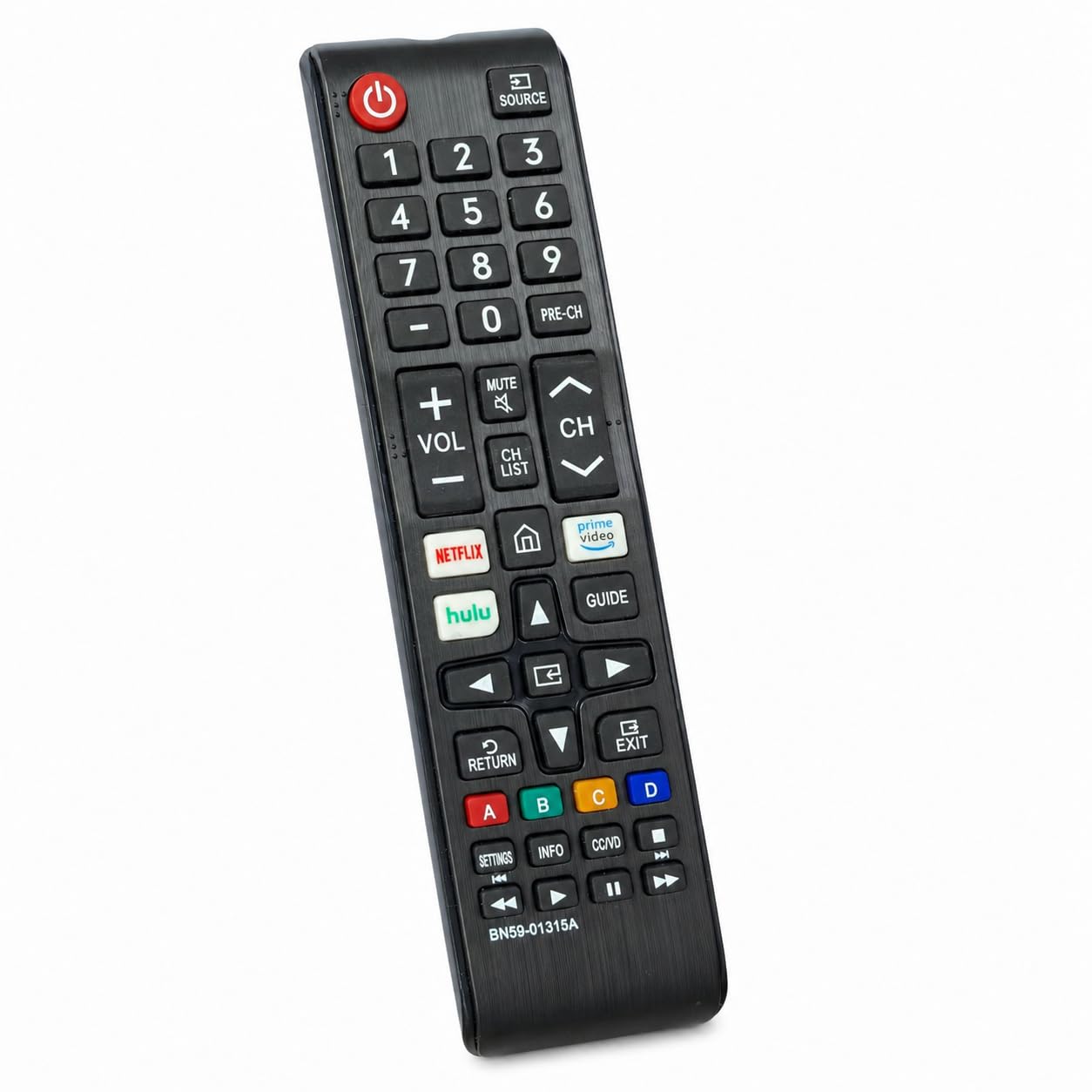 Mando a distancia universal para todos los televisores inteligentes Samsung, repuesto para televisores LCD LED HDTV 3D Smart Samsung con botones de acceso directo Netflix Prime-Video Hulu