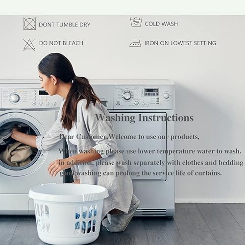 Miniatura 9 de Luvyohmee Cortinas semitraslúcidas para dormitorio, cortinas verde salvia de 84 pulgadas de largo para sala de estar, cortinas texturizadas de lino