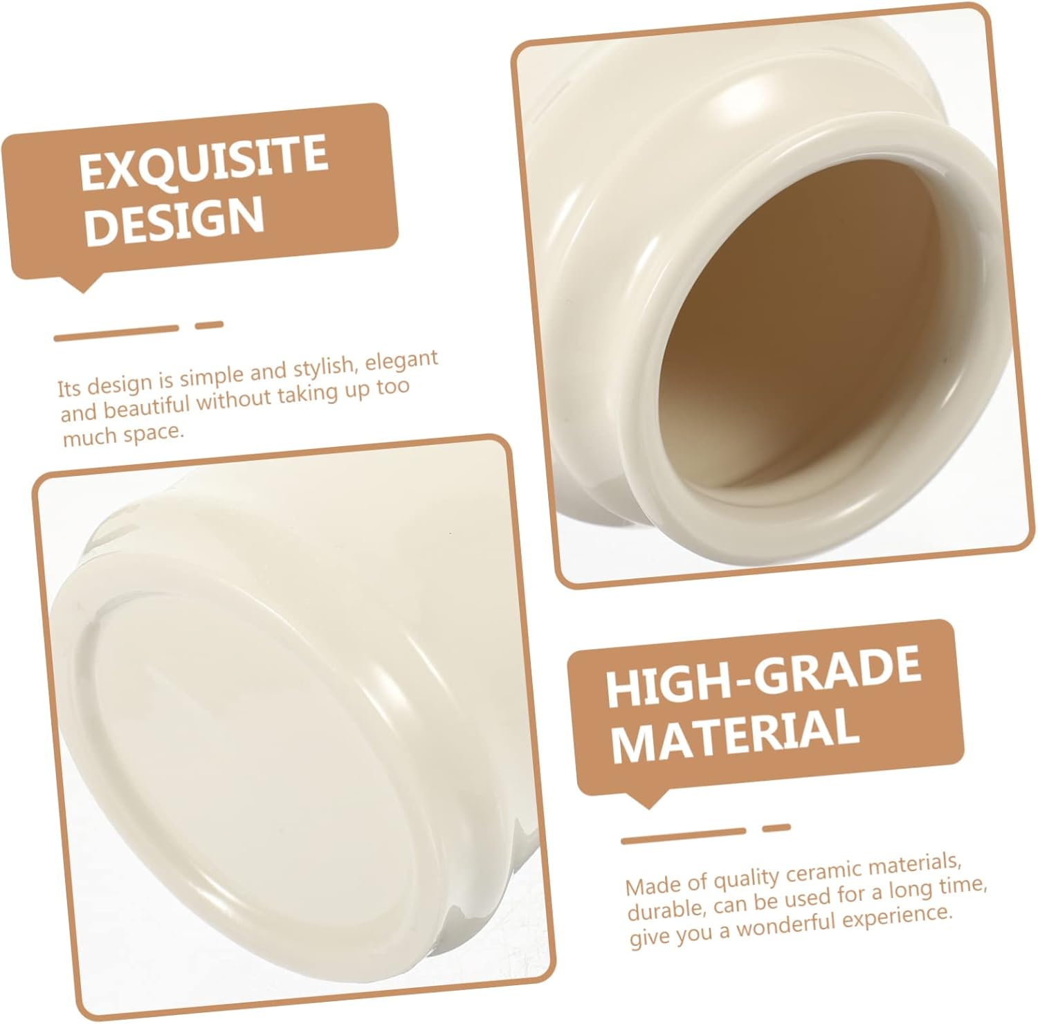 Cabilock Sturdy Cutlery Storage Jar for Kitchen Chopstick Holder Utensil Accessory Desktop Spoon Container Decorative Convenient