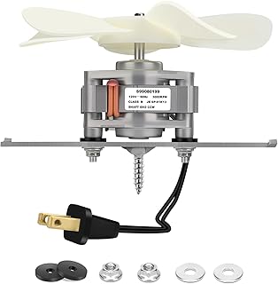 S99080199 Bathroom Exhaust Motor – 80 CFM, 4.0 Sones Powerful Vent Fan Motor, Attic Fan Motor Replacement for 512, 512M, 673, 673-C, 8870, Bathroom Fan Motor Replacement 99080199