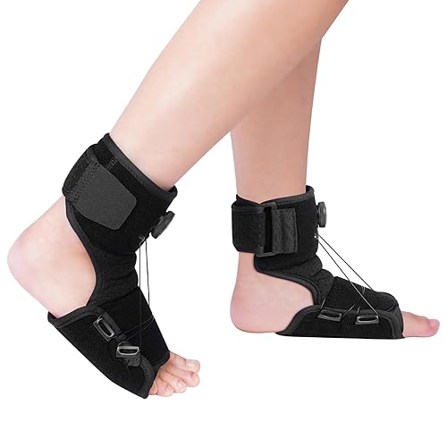 Hotodeal Soporte de pie caído, soporte de elevación para caminar, alivia la inestabilidad de las extremidades inferiores por accidente