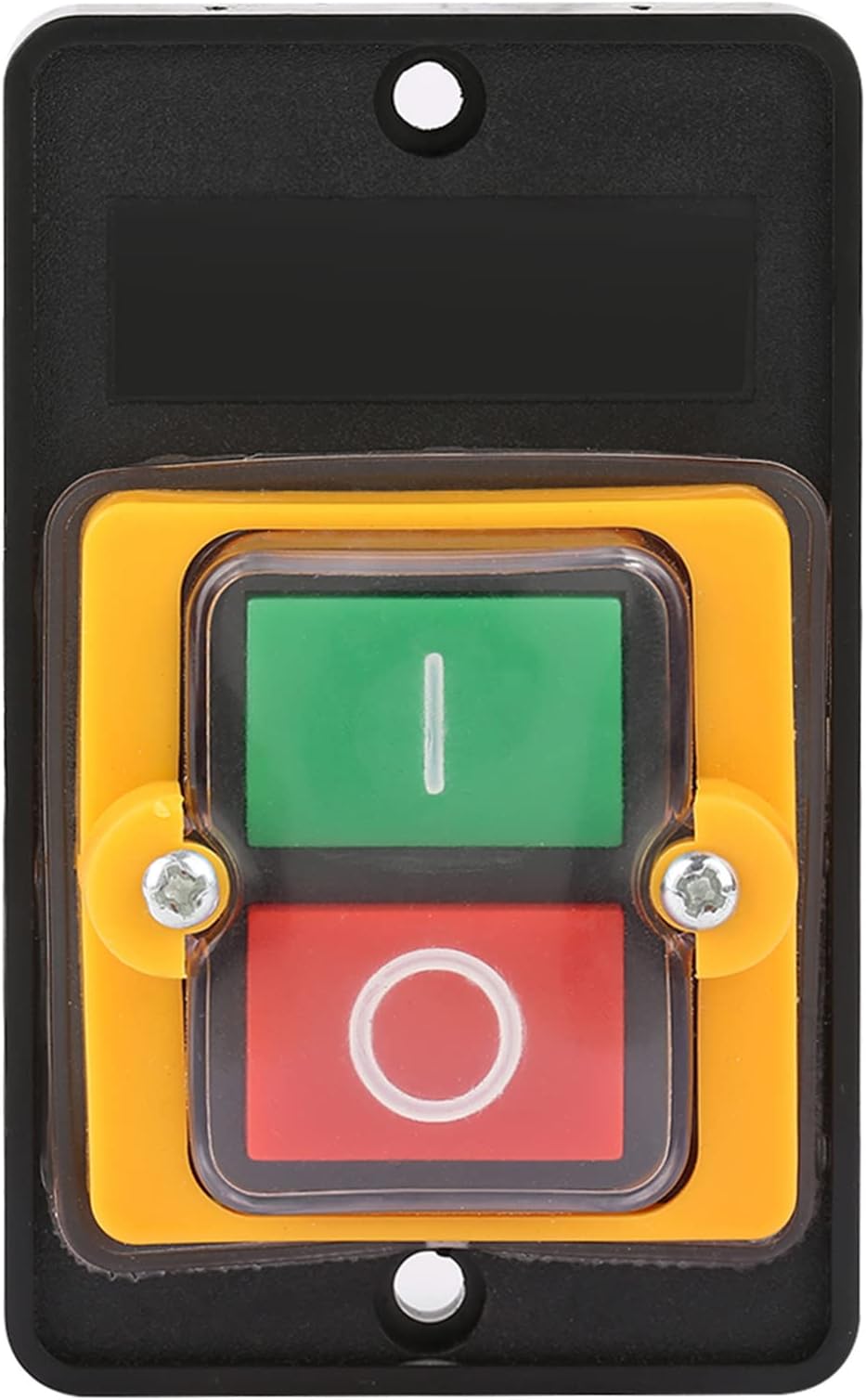 RvSky Pushbutton Switch, AC220V 380V 10a Waterproof Start Stop Switch Push Button Automatic Reset and Stop, Suitable for Mechanical Equipment