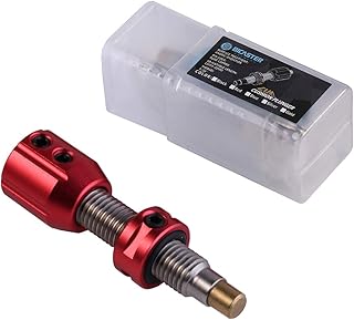 Bicaster Archery Screw-in Pressure Button Adjustable Cushion Plunger Cooper Thread for Recurve Bows (Red)