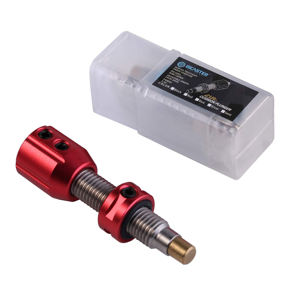 BICASTERArchery Screw-in Pressure Button Adjustable Cushion Plunger Copper Thread for Recurve Bows