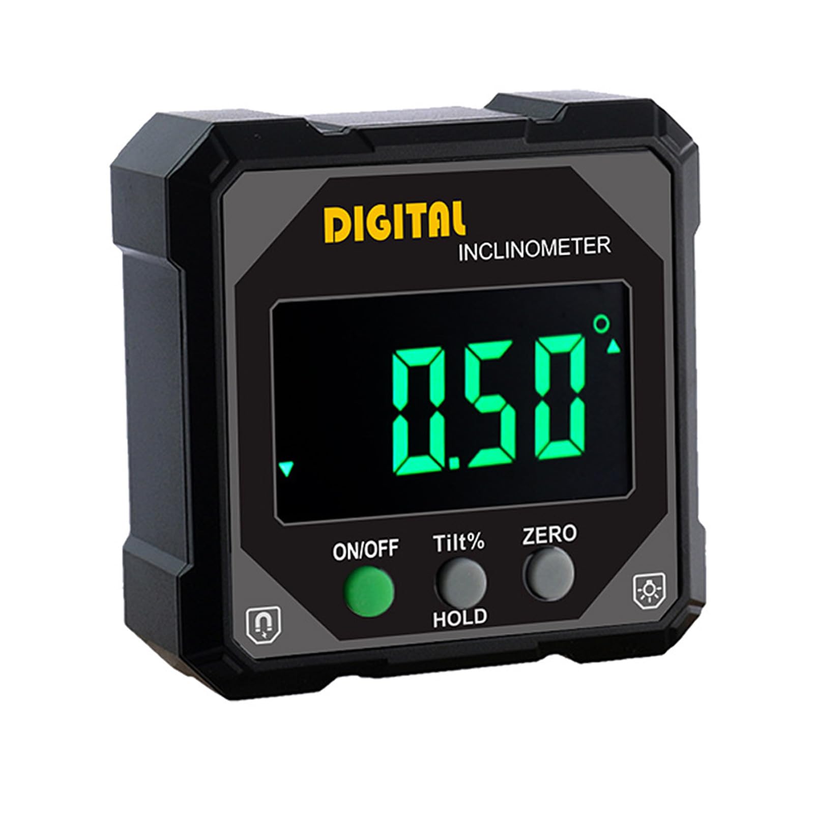 Upgrades IP54 Digital Inclinometer with Large Screen for Accurate Angles Measurement in Harsh Easy Carry Angles Measurement Device