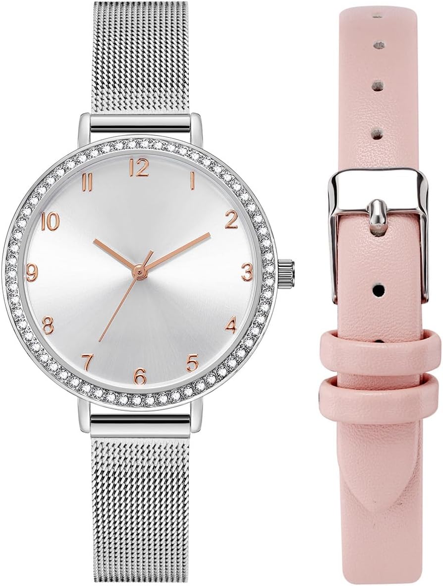 KIMOMTWomens Watches Leather Quartz Watch Waterproof Fashion Wristwatch for Women Ladies Girls