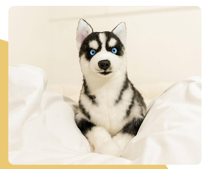 オオイケ　ハスキー　ぬいぐるみ　特大 ぬいぐるみ ハスキー 抱き枕 ハスキー犬 特大 おもちゃ いぬ
