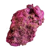 Zooeewly Piedra áspera de rubí 100% Natural, corindón Cromado Crudo Grande, espécimen Mineral curativo, Piedra difusora para decoración del hogar, Reiki, colección y exhibición,1.5~2kg