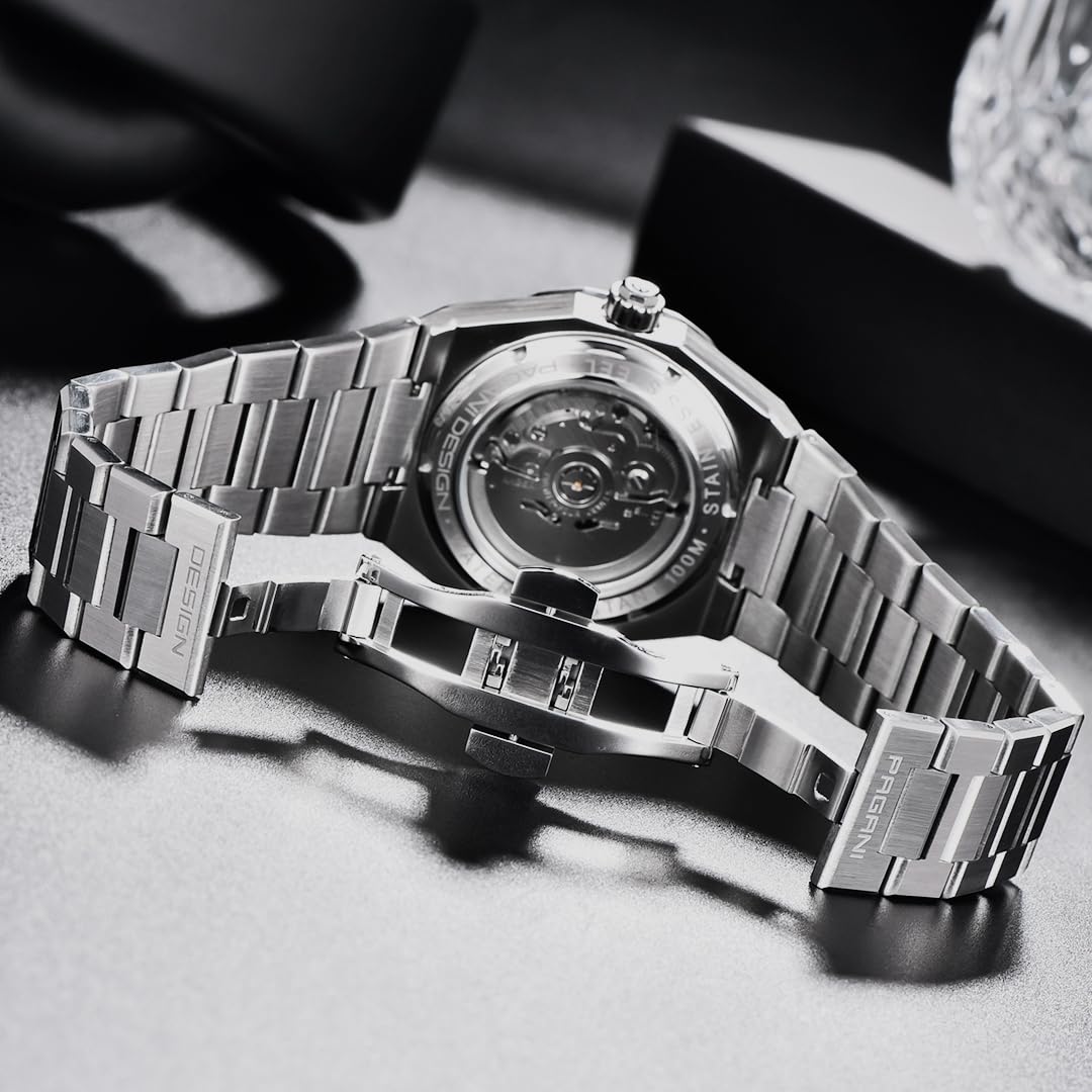 Pagani Design herrenuhr automatik Business Sports Mechanisch Herrenuhren Wasserdicht 100M Analogue Edelstahl Armbanduhr für Männer…