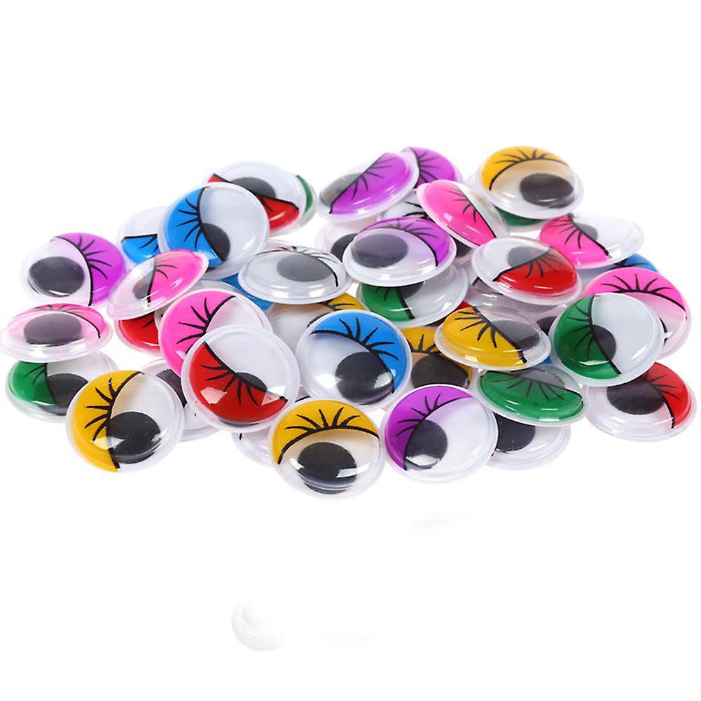 320 Pieces 10mm Wiggle Eyes Multi Color Google Eyes, DIY Scrapbooking Crafts Decorations