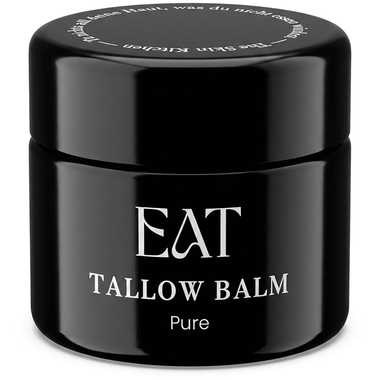 EAT Tallow Balm Pure Bio – Natürliche Hautpflege mit Rindertalg vom Deutschen Weiderind – mit Bio-Olivenöl – Gesicht, Körper & empfindliche Haut – 2 Inhaltsstoffe - Creme für Allergiker (100 ml)