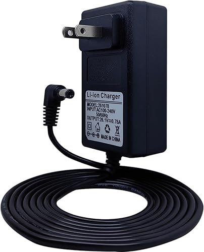 Miniatura 5 de Cargador de repuesto para aspiradora Dyson V7 V8 V6 SV03 SV04 Motorhead batería de 21.6 V, adaptador de corriente de 26.1 V, cable de carga de 6 pies