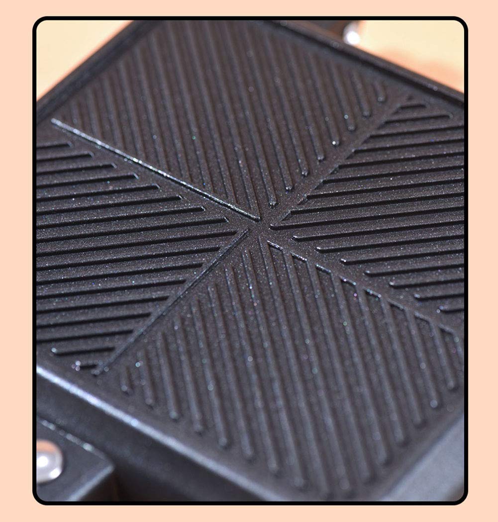 Dwustronny nieprzywierający grill do kanapek, płyta kuchenna, do grillowanego sera, panini i stopów – konstrukcja z klapką zapewnia równomierne podgrzewanie