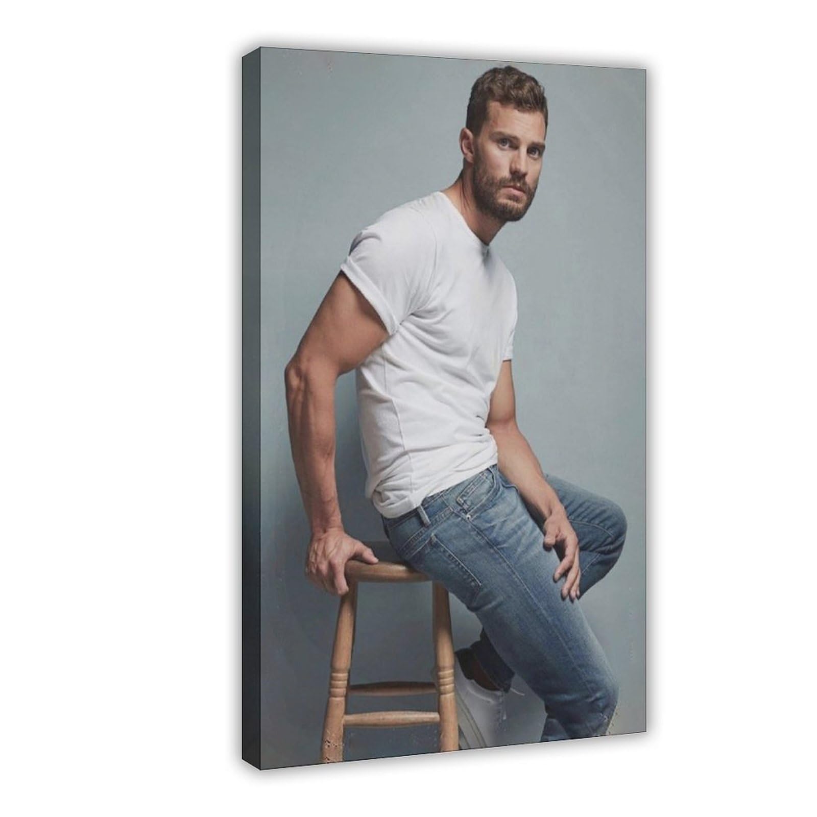 Phthdb Frame-Style Actor Jamie Dornan Poster Canvas Poster For Home Decor Gift