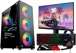 PC Gamer Completo Intel Core i7 3.9Ghz Memoria Ram 16GB SSD 240GB Monitor HDMI Kit Gamer