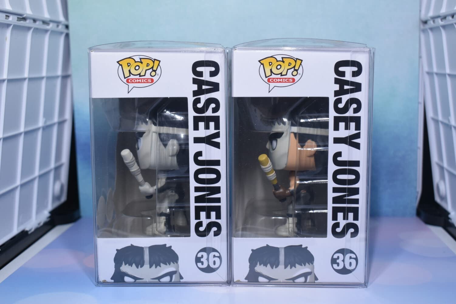 Funko POP! Comics: Casey Jones (PX) Con Chase B&W – Figura Vinile Da Collezione, Altezza 10 Cm