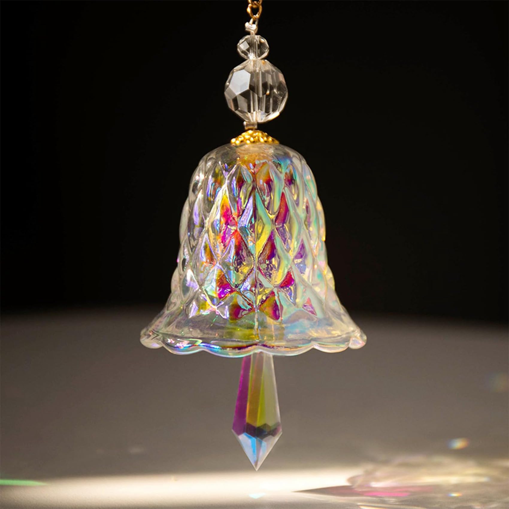 Lot de 2 clochettes en cristal à suspendre pour fenêtre - Décoration de chambre - Esthétique et mignonne