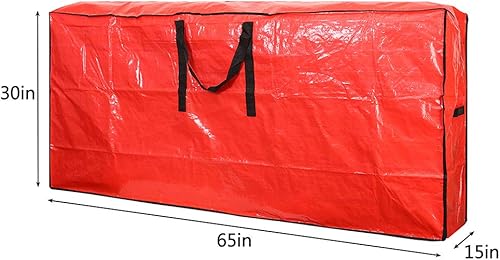 Miniatura 2 de Sattiyrch Bolsa de almacenamiento para árbol de Navidad – Se adapta a árboles desmontados de Navidad de hasta 9 pies con asas reforzadas duraderas