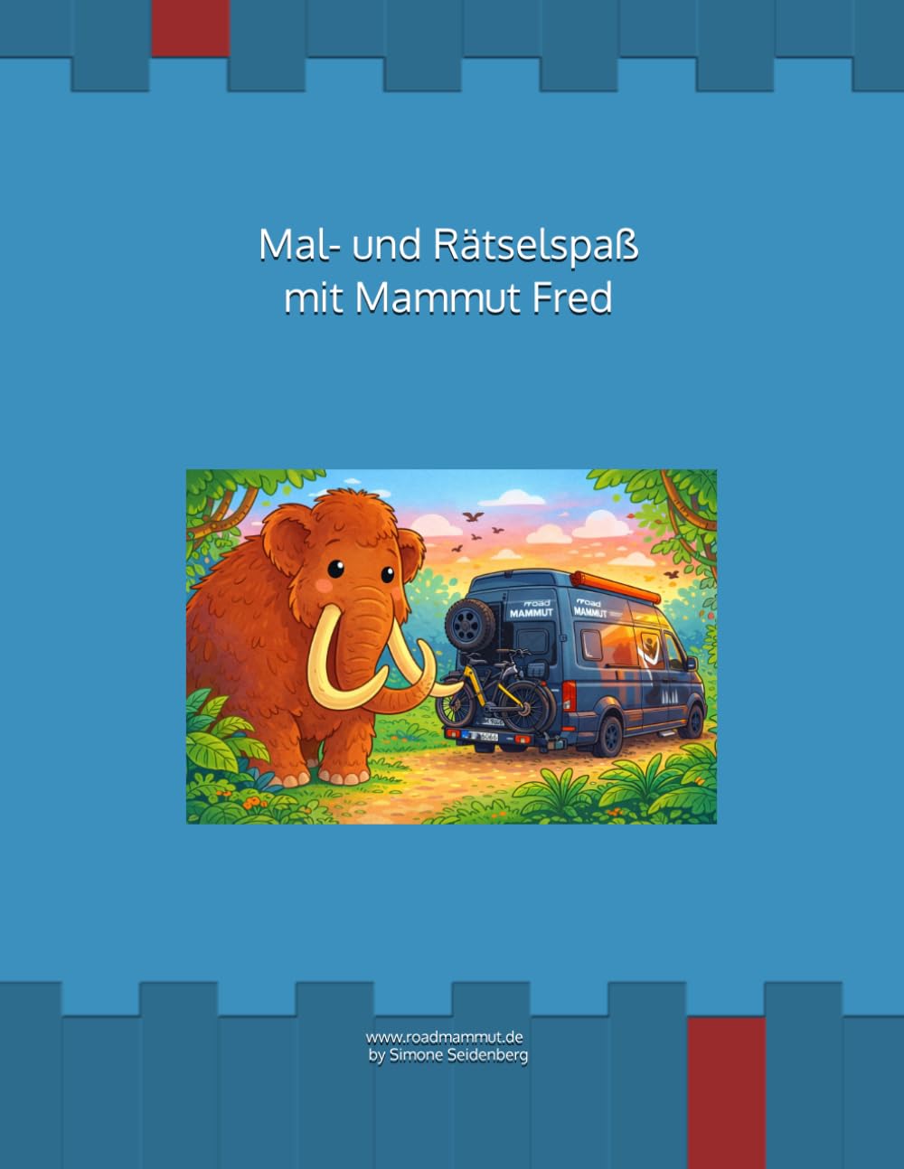 Mal- und Rätselspaß mit Mammut Fred: Entdecke die Welt!