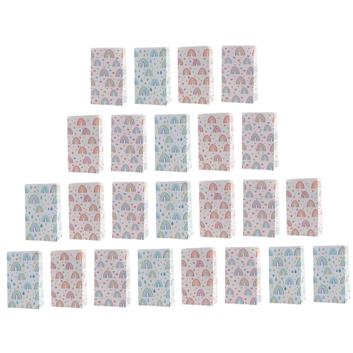 BESTYASH 2 Sätze Quadratbeutel Tasche Versiegelbar Hochzeit Geschenktüten Aus Papier Party -papiertüten Geschenkverpackungstüten Papiertüten Einpacken 30 Stück * 2