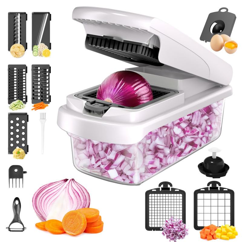 Cortadora Mandolina Vegetales Multi Función Diseño ABS Acero miniatura 3
